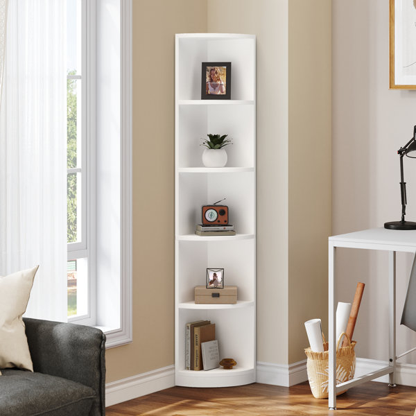 Latitude Run® Clarklake 70.9'' H x 11.7'' W Corner Bookcase & Reviews